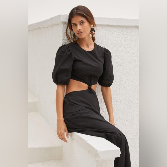 ✨ NWOT Anthropologie Paige Tiered Dress Sz M - Picture 6 of 9